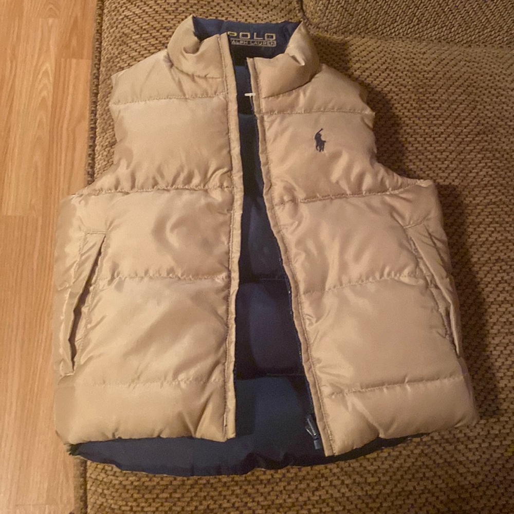 Polo Ralph Lauren zipper reversible vest